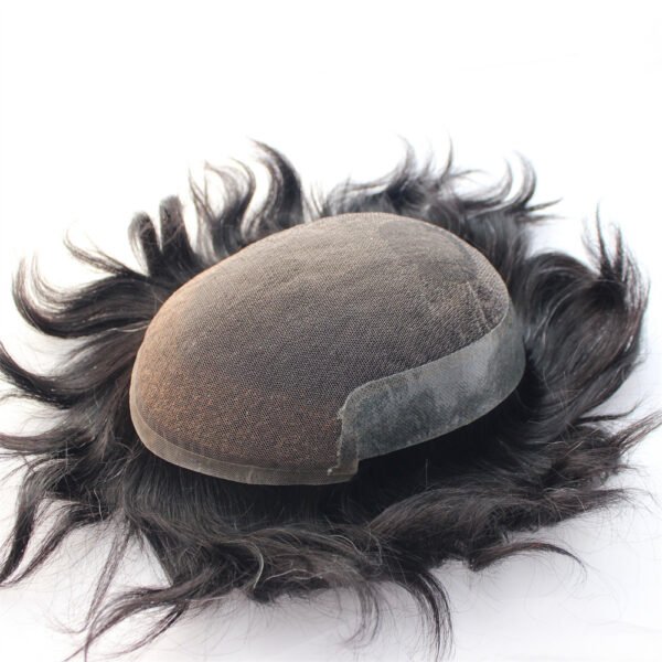 Q6 French lace base men toupee - Image 2