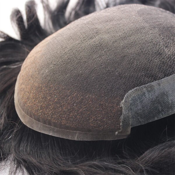 Q6 French lace base men toupee - Image 3