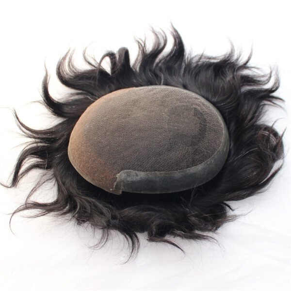 Q6 French lace base men toupee - Image 4